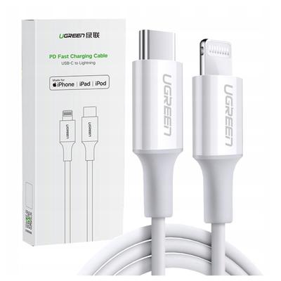 Ugreen Us171 USB-C To Lightning Cable, 3A, 0.25M (White)