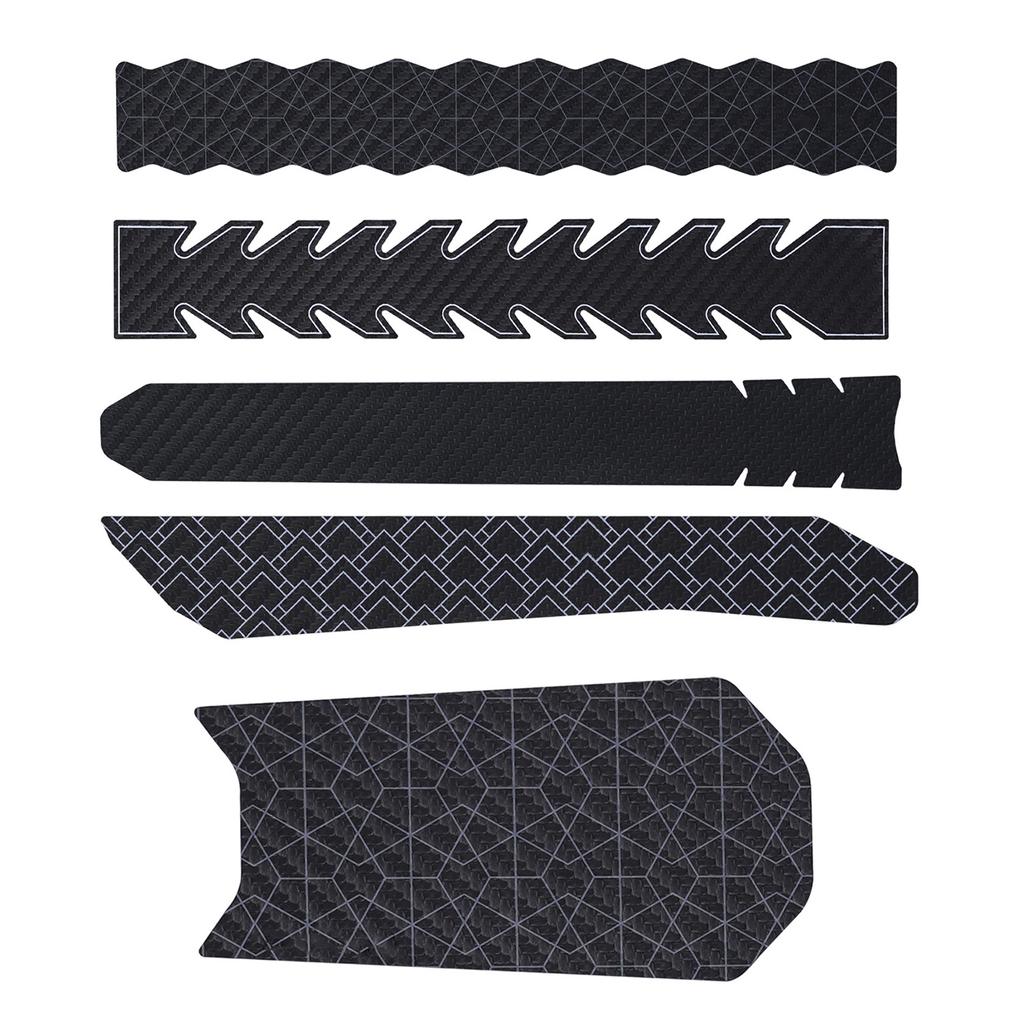 Bicycles Chainstay Protector Safeguards PU Assorted Size Nonslip Designed for Cycling Bicycles Chainstay Waterproof