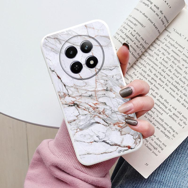 Luxury Case For Redmi 14C 4G 14R 5G A4 Note 14 Pro 5G Poco C75 Fundas Marble Art Pattern Soft TPU Protection Cover Shockproof