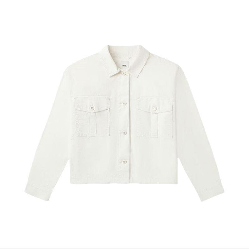 Vans Outdoor Casual Work Style Jacket Women jackets Off-White VN0A5ARFFS8