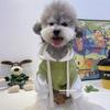 Dog Clothes Autumn Winter Teddy Bichon Frise Small Maltese Hooded Fleece Lined Sweatshirt
