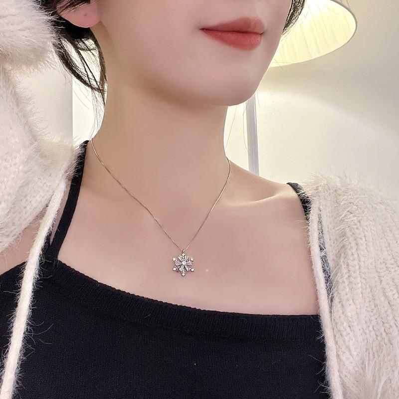 Temperament Water Drop Necklace Women'S Light Luxury Niche Senior Design Sense Student Girlfriend Tassel Clavicle Chain