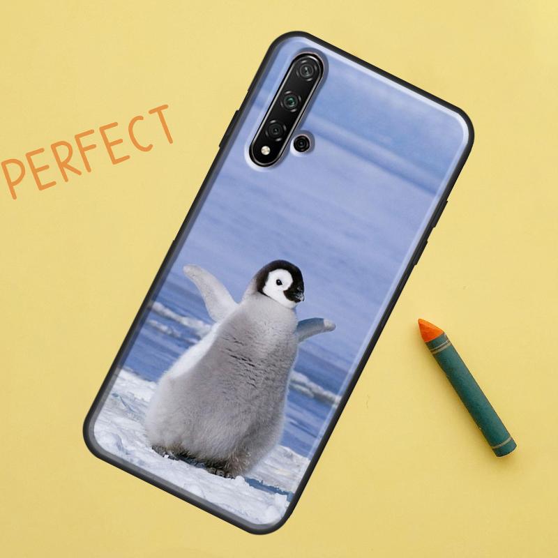 Penguin Snow Arctic Cute Animal For Huawei Nova Y91 Y70 Y72 Y73 Y60 Y90 Y61 8i 7i 11i 12i 12s 9 10 SE P20 P30 P40 Lite Case