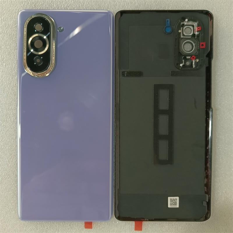 Nova10 Housing For Huawei Nova 10 Phone Housing Chassis Glass Battery Back Cover Rear Lid Camera Lens Repair Parts