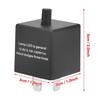 CF13 JL-02 3-Pin Adjustable LED Flasher Flash Relay for Turn  Light Hyper Flash Fix