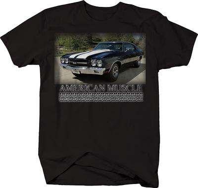 Impresiones atrevidas American Muscle Car Muscle Car Chevelle Ss Racing Camisetas unisex