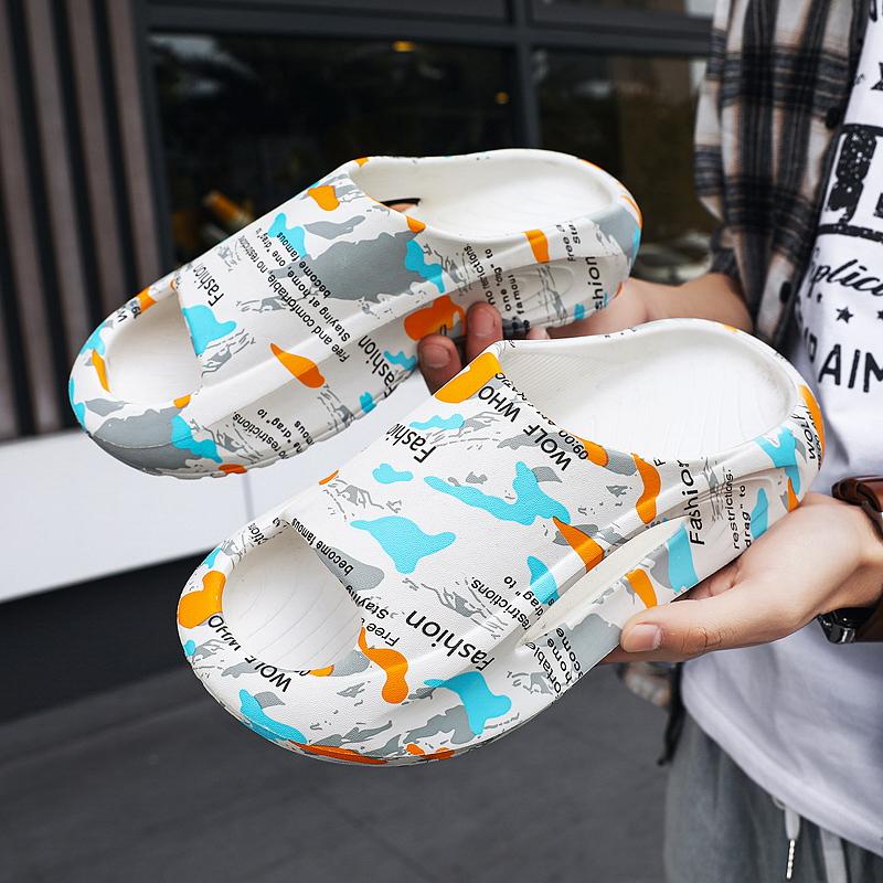 Summer Men Slippers Leisure Summer Shoes Male Beach Shoes Comfy Men's Shoes  Outdoor Mens Slippers Fashion Flip Flops Slippers