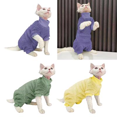 Mikina pro kočky Malé Střední Velké Kočky Vánoční Kabátek Oblečení pro Koťata Svetr Pyžamo pro Koťata pro Devon Rex Sphynx