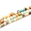 Natural Amazonite Round Beads Jewelry Accessories 