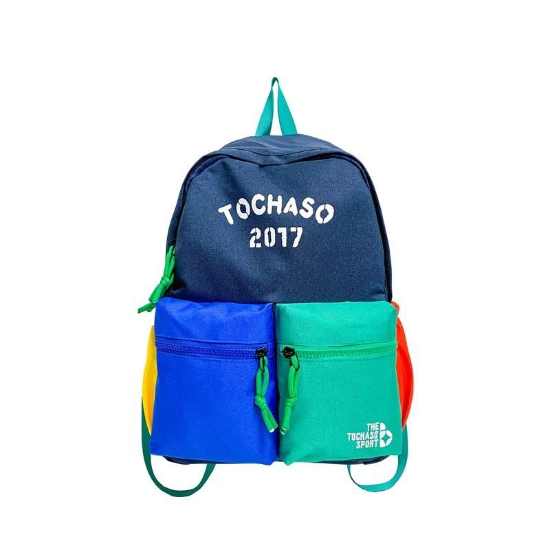 Childrens Large Capacity Letter Backpack With Cotton Material For Kindergarten School Use индиго