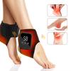 Electric Vibration Ankle Massager 3 Gears Heated Ankle Wrap Foot Protector Support Brace Heating Massage Strap For Joint Sprain