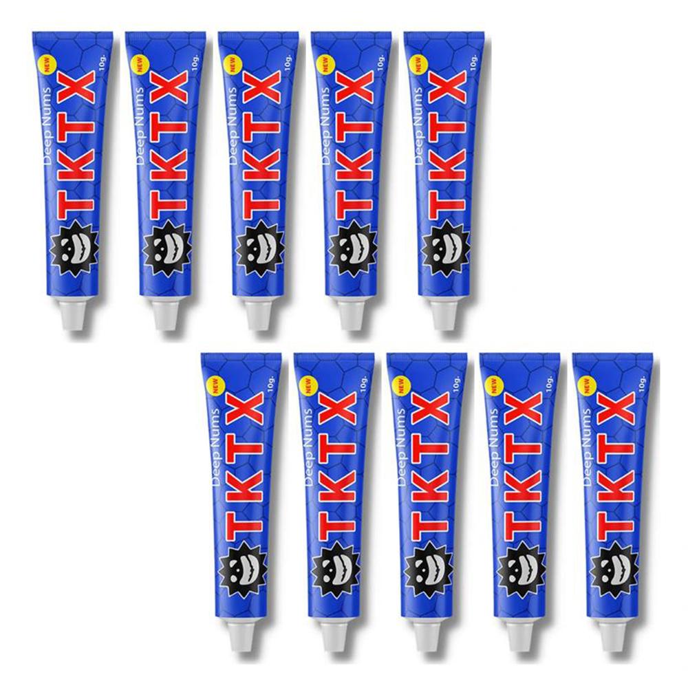 TKTX 55% Numbing Cream 10g Black/white/blue/yellow/green/gold/red