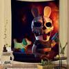 Cartoon Raving Rabbids Game Anime Tapestry Hanging Tarot Hippie Wall Rugs Dorm Sheets Bohemian Mandala Kawaii Room Decor