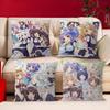 Nekopara Cat Girl Stitch Lucky Dragon Pillow Cover Sofa Cushion Cover Home Room Decoration Children Gift