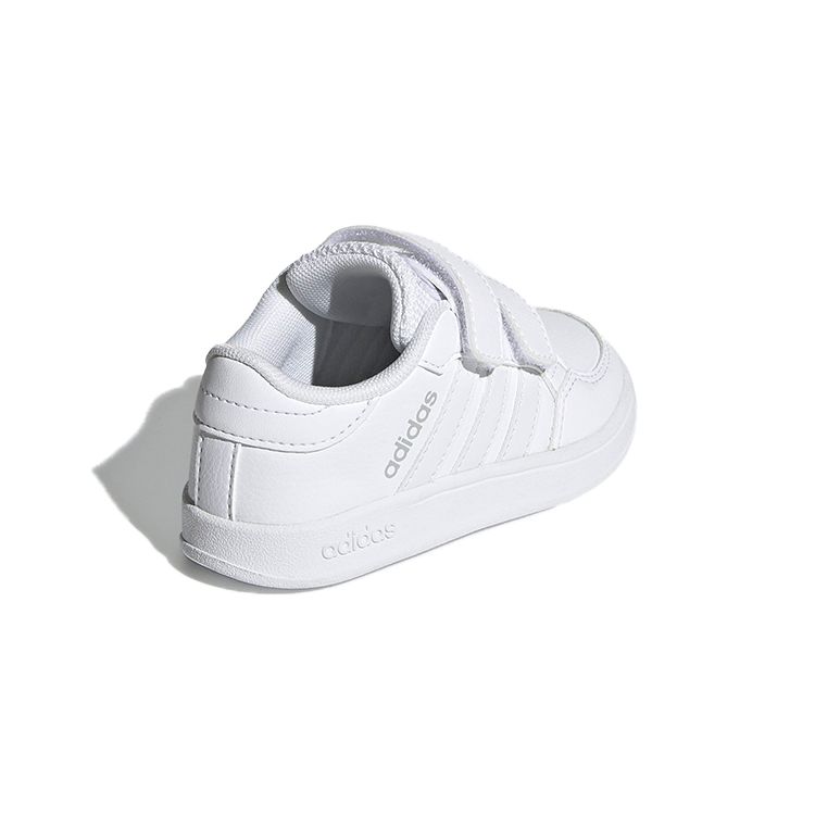 Adidas Neo Breaknet Breathable Slip Resistant Durable Low Top Skate Shoes Baby Sneakers White FZ0088