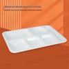 Debo 6-Compartment Melamine Divided Tray