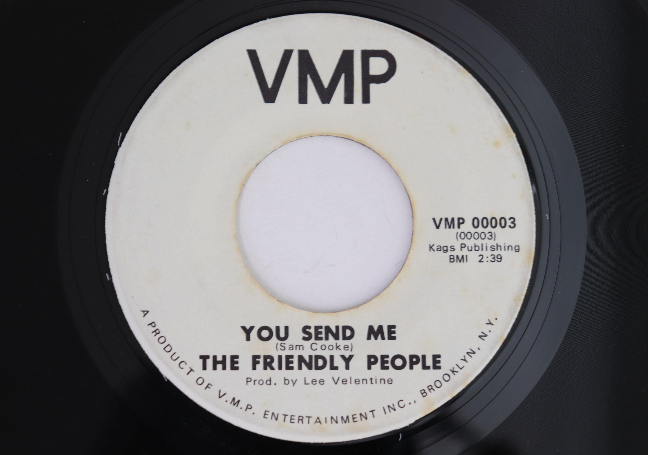 

7inch Record FRIENDLY PEOPLE - You Send Me / Mr. Moonlight VMP00003 VMP US Soul/Funk Used