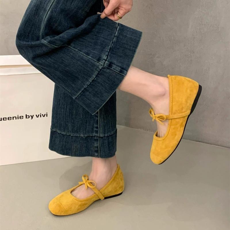 2026 Summer New Women Flat Shoes Fashion Flower Lace Slip on Mary Jane Shoes Soft Flat Heel Outdoor Dress Single Shoes