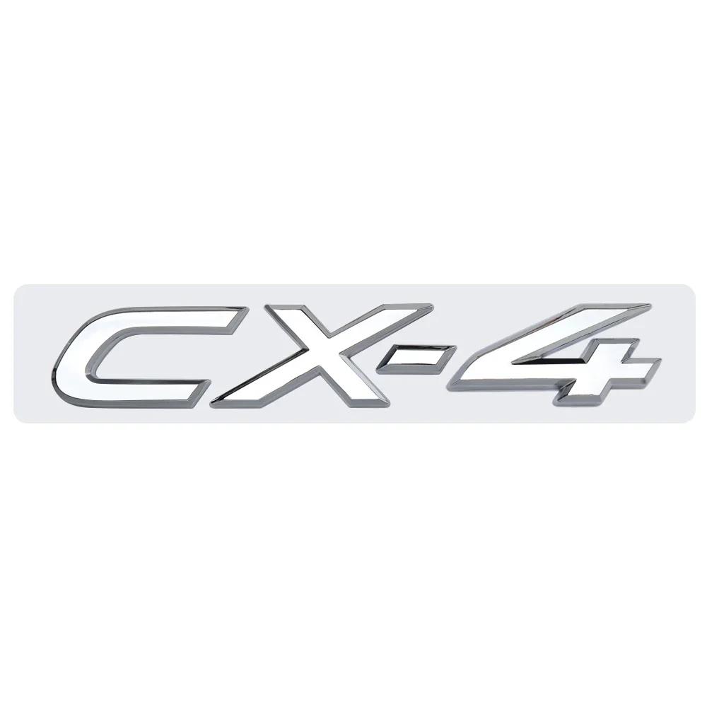 for 3D ABS Metal Car Rear Trunk tailgate Badge Emblem Logo Sticker For mazda Axela Atenza CX-3 CX-5 CX-8 MS demio MPS 3 6 ujcdg07