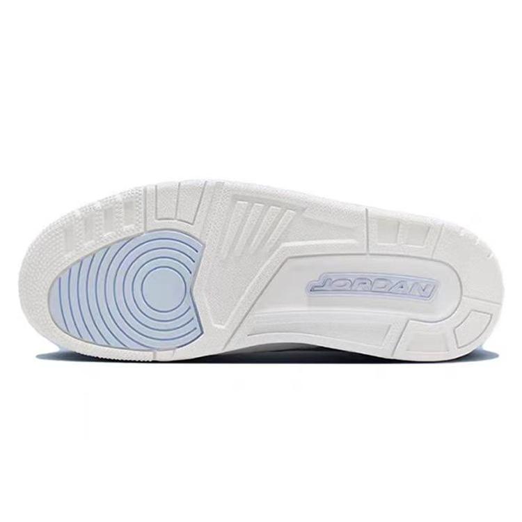 Jordan Legacy 312 Abrasion Resistant Slip Resistant Low top Vintage Basketball Shoes Men's Gray White HQ1190-101(Team181-)