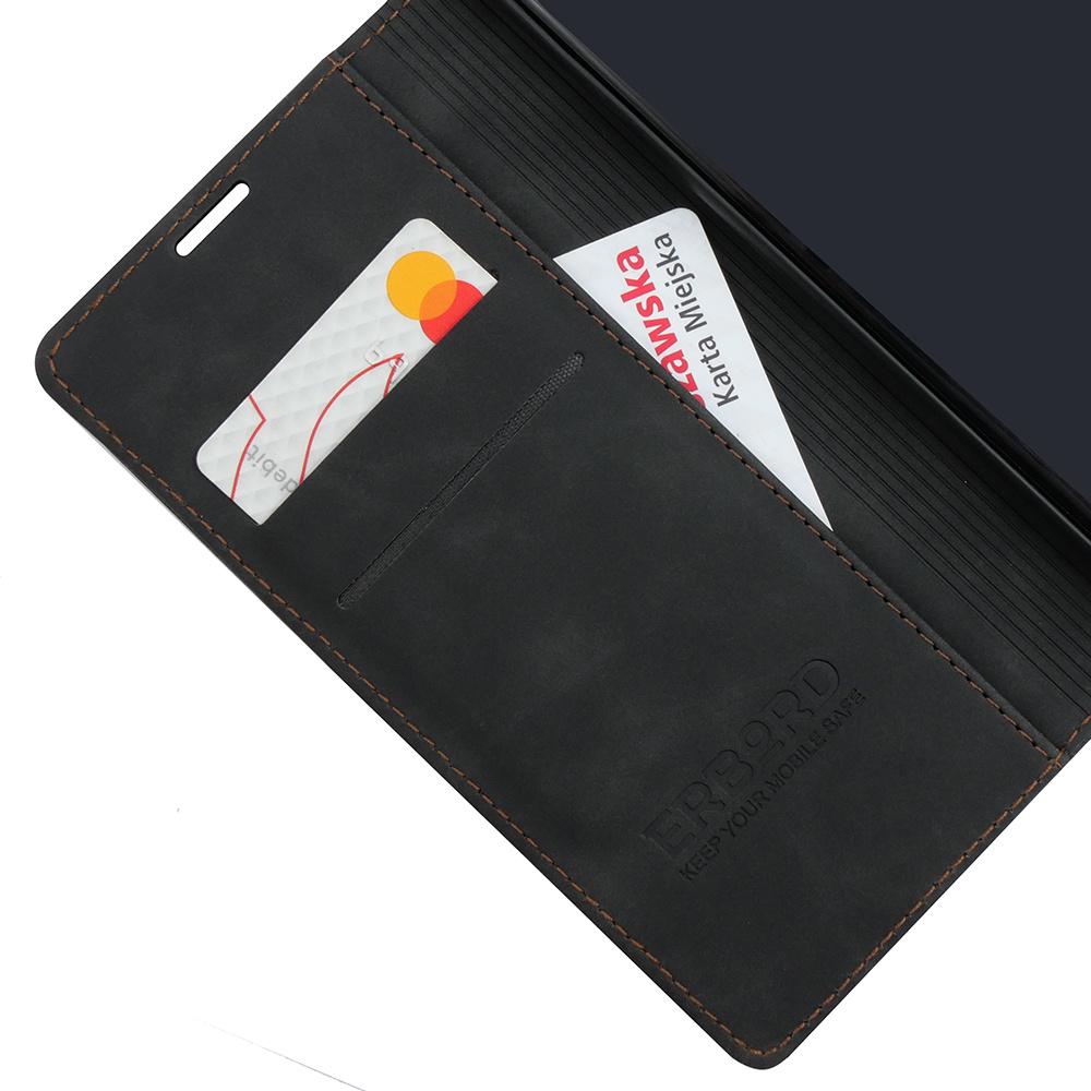 Realme 11 Pro 5G / Pro+ 5G Case, ERBORD Vintage Wallet Flip Cover, Black