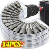 9/14Set Magnetischer Steckschlüssel Schraubendreher Wrench Set Sechskantmuttertreiber Bohrer Sechskant Handadapter Elektrischer Schlagbohrer Schraubengriff