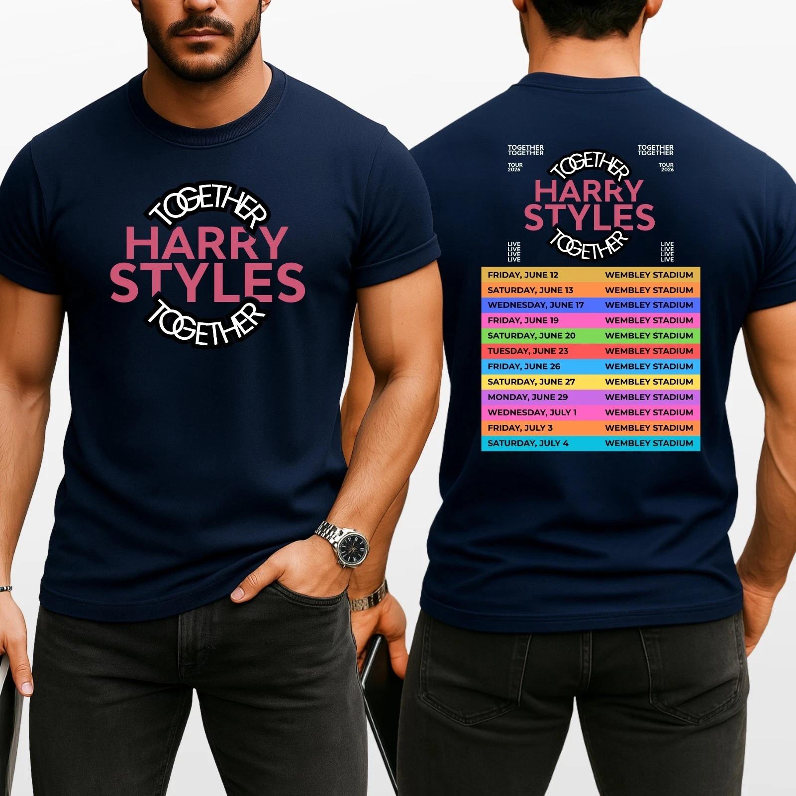 Harry Styles Love On UK Tour T-Shirt Wembley 2026 Dates Concert Fan Gift Tee Top S