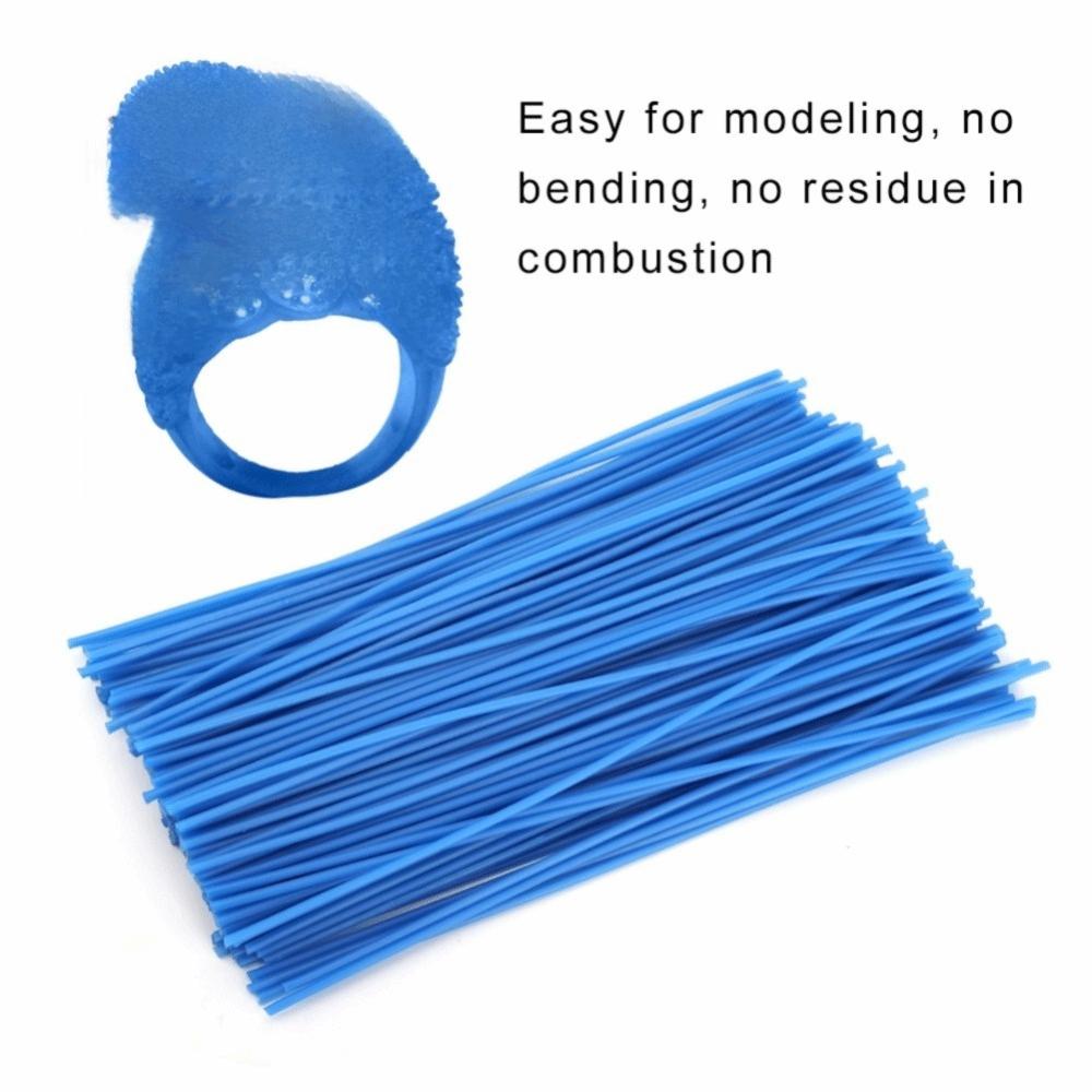 Professionelle Entwachs-Wachslinie mit 1 mm Durchmesser, 2 mm Durchmesser, blaue Farbe, Schmuckmodellierwerkzeug, Wachsdraht, Schmuckwachs, Formenherstellung