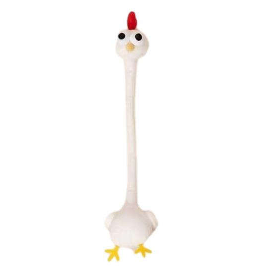 Cute Big-Eyed Stuffed Toy Long Neck Dog Duck Giraffe Plush Doll Car Bag Keychain Cute Animal Bendable Plush Figure Unique Gift for Dog Lovers