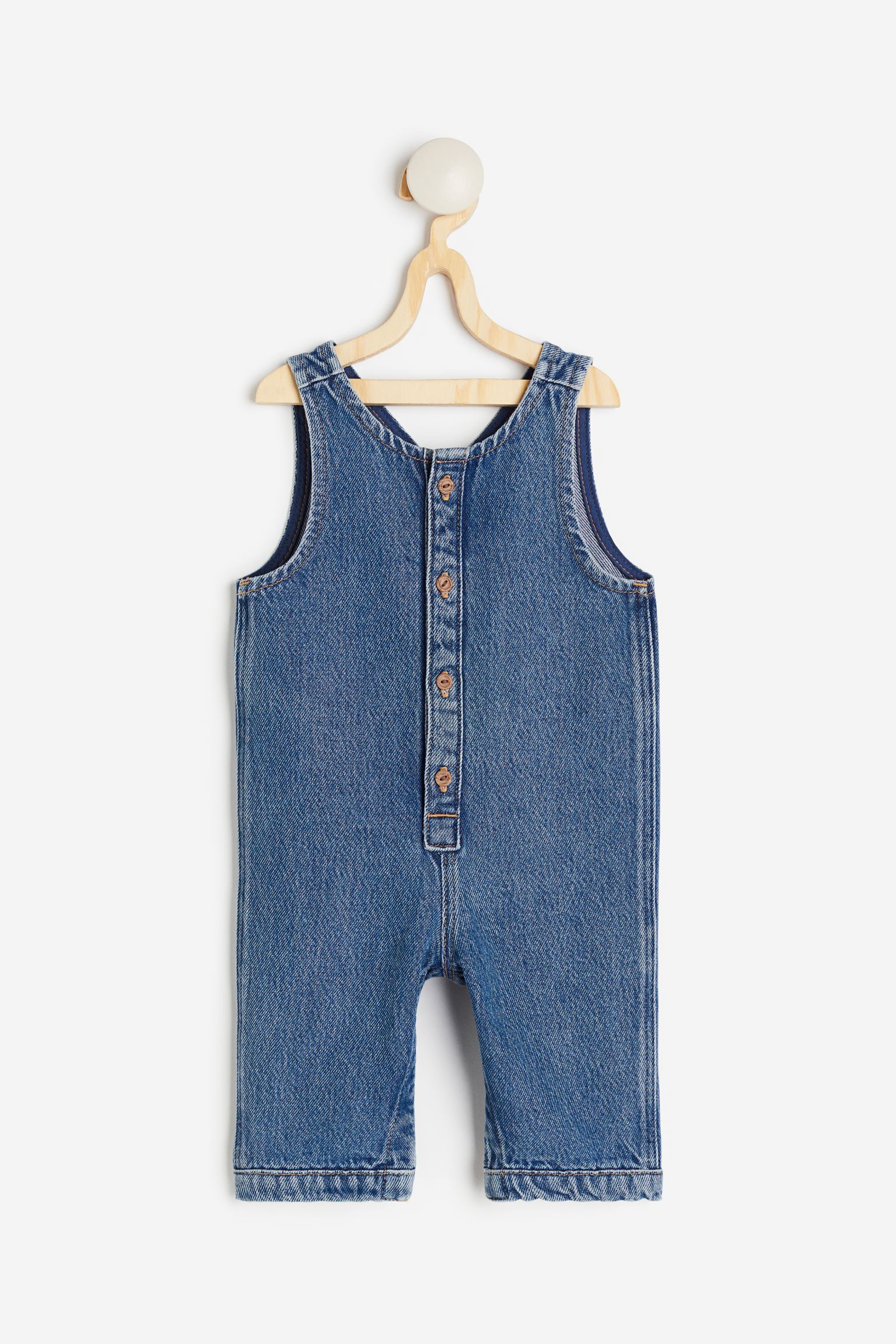 

Denim romper suit