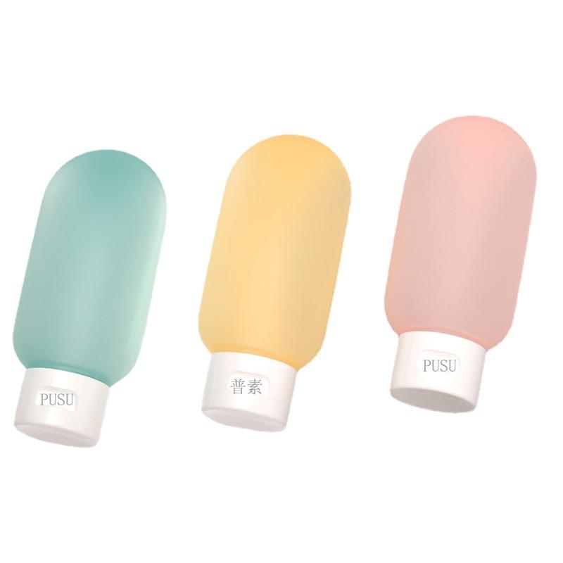 Lotion Cosmetics Storage Bottle 60mlpe Color Semi-Permeable Shampoo Shower Gel Travel Storage Bottle Set
