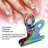 10 Stück Nagelspitzen-Clips Leicht Bunt Maniküre Verlängerungsclip Nagelkunstwerkzeug für DIY Maniküre Nagelkunst
