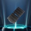 10W 5V Flexible Solar Charger USB/Type-C Portable Solar Panel Charger Foldable for Camping Backpacking