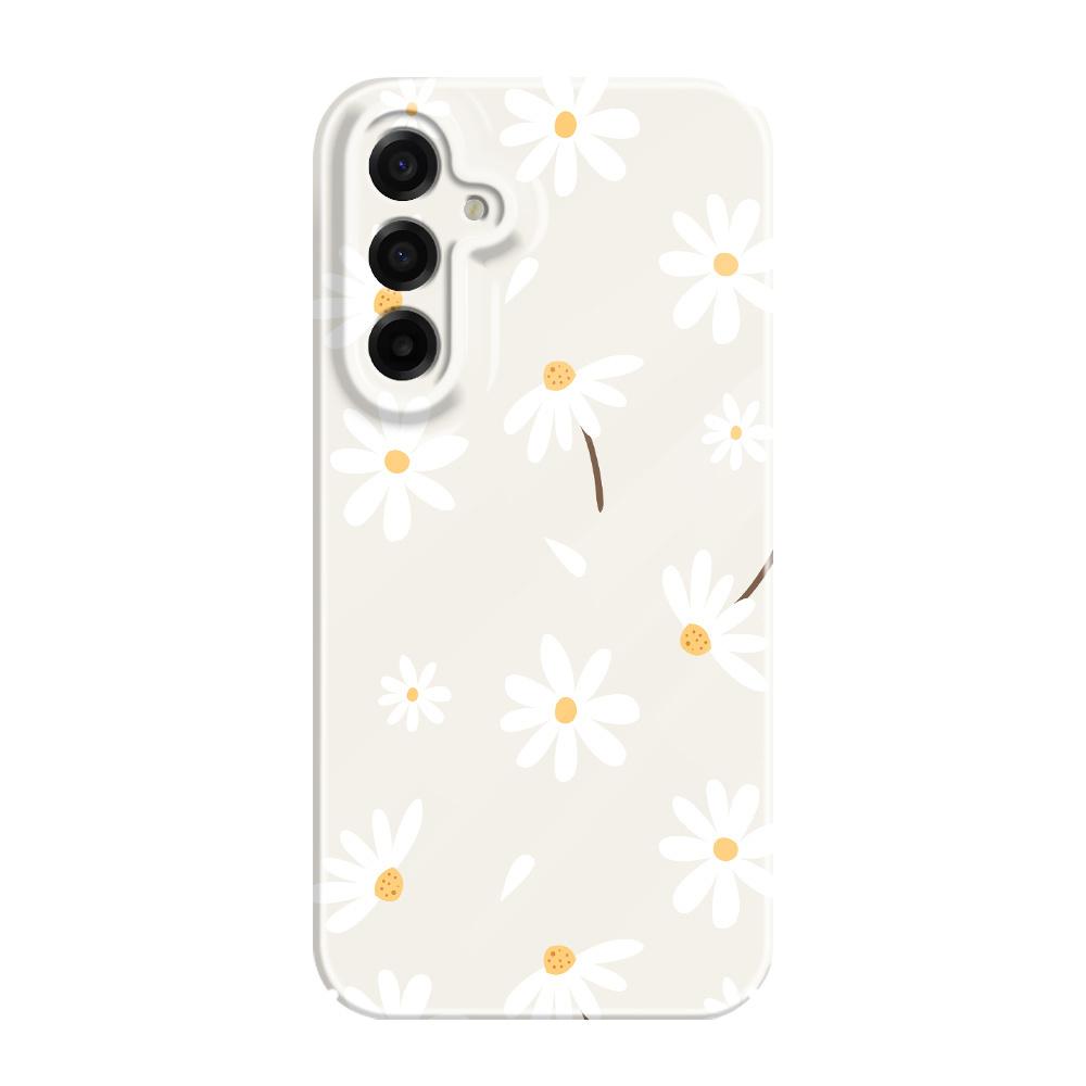 

Simple Daisy Phone Case For Samsung Galaxy A57 A37 A17 A56 A36 A26 A16 A06 A55 A35 A25 A15 A05 4G 5G Film Hard Cover Samsung A57 5G