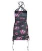 Kwajipyuliti Liquidy Heart Shirring Dress