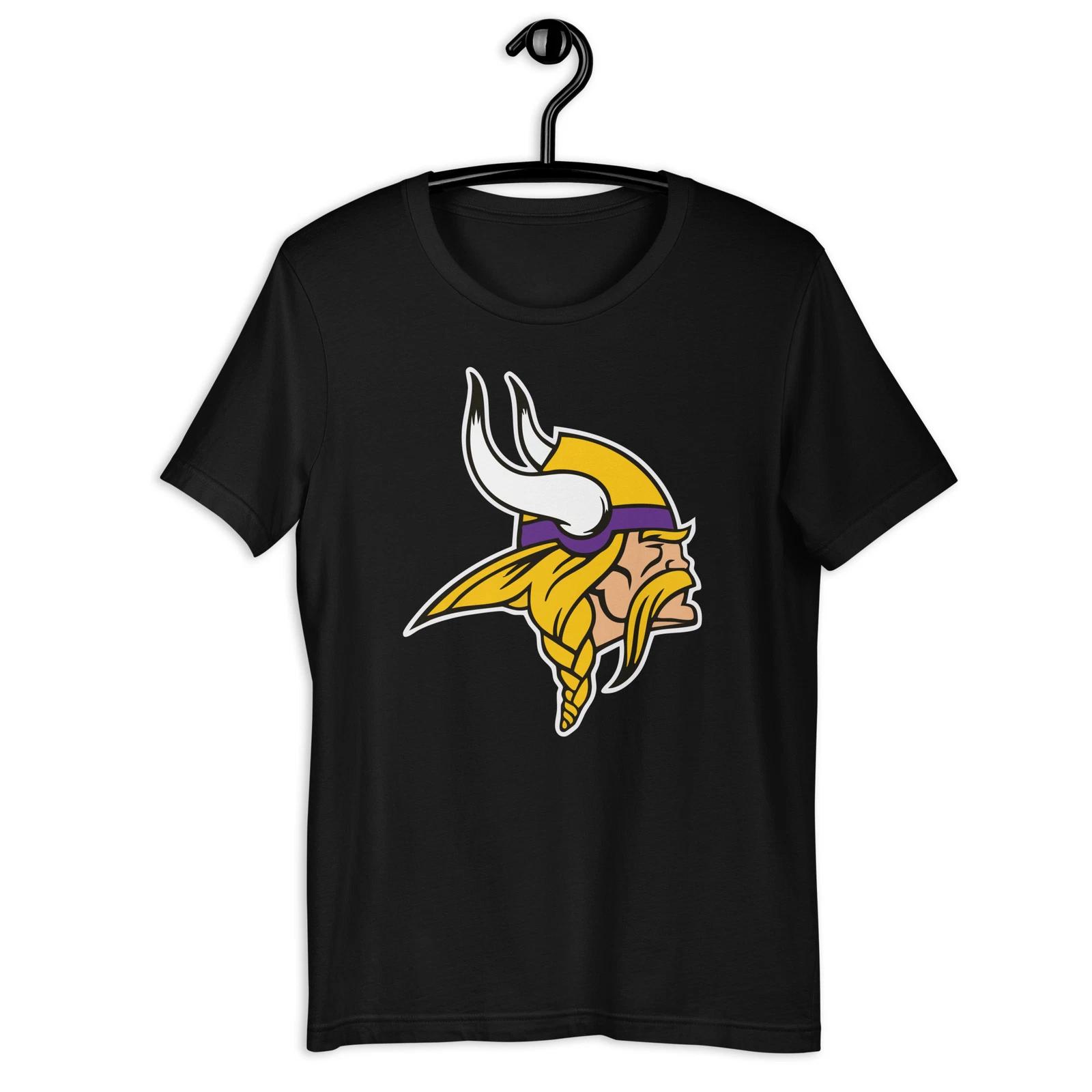 Vikings logo T-shirt Minnesota Football Minn Skol Tee S-5XL XL