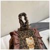 Hello Kitty Rucksack im koreanischen Retro-Stil mit Spitze und Leopardenmuster