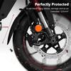 Motorrad ABS Vorderradkotflügel Radschutz Kohlefaser Schwarz Schmiedemuster Für Honda CB750 HORNET CB 750 Hornet 2023 2024