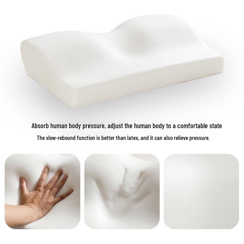 Pernă Fluture cu Spumă cu Memorie - Suport pentru Gât și Cervical pentru Îngrijirea Sănătății Transfrontalieră Ajutor pentru Somn