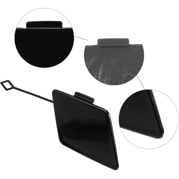 ACROPIX Front Bumper Tow Hook Cover Car Towing Hook Eye Hole Cover Fit for BMW 5 Series F10 F11 528i 535d 535i 550i - Pack of 1 Black