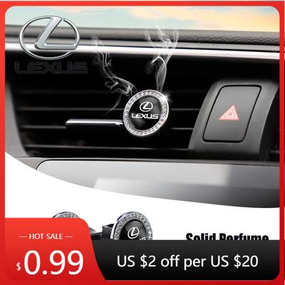 Interior Stickers Car Air Freshener Auto Accessories Interior Perfume Diffuser For LS LC RZ IS350 ES300 GS350 CT200h GX460