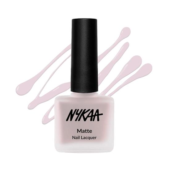 

Nykaa Matte Nail Enamel - Pink Meringue (Shade No.28) (9 ml)