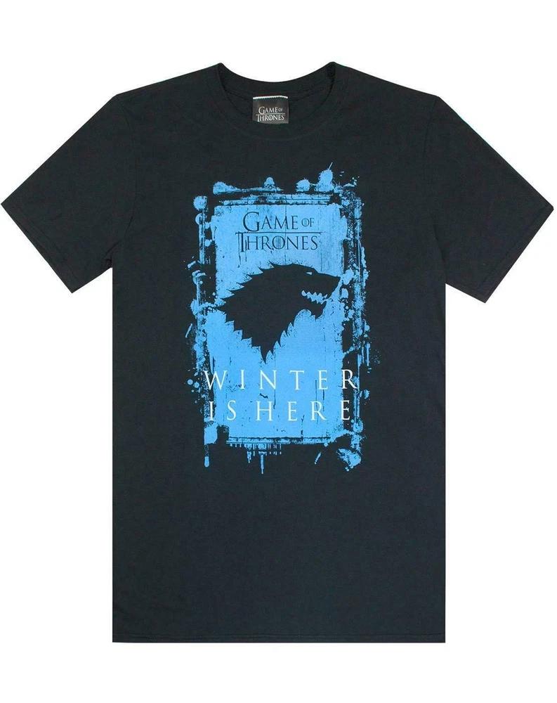 Game of Thrones Short Sleeved TShirt Unisexs Black Official Merch