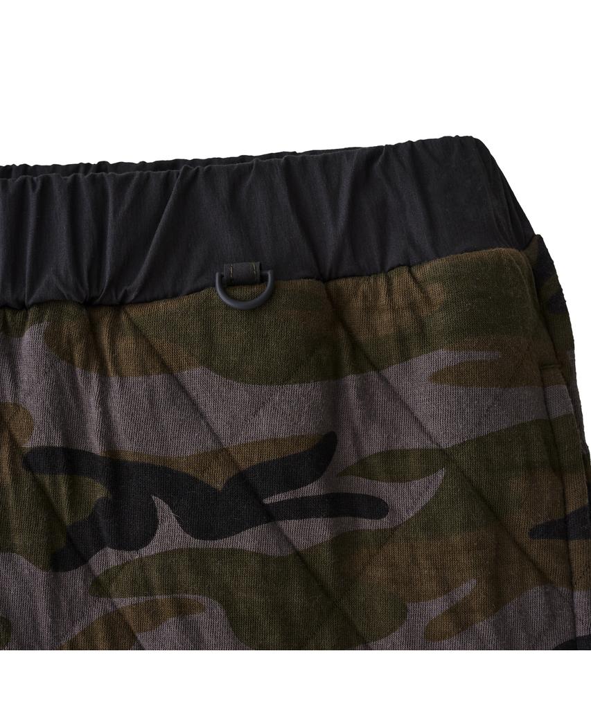 TUEWID Gauze Cotton Wadding Pants In Camoflage