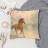 Color Horse Pillow Case Fashion Square Pillowcase Bedroom Sofa Room Ins Decoration Leisure