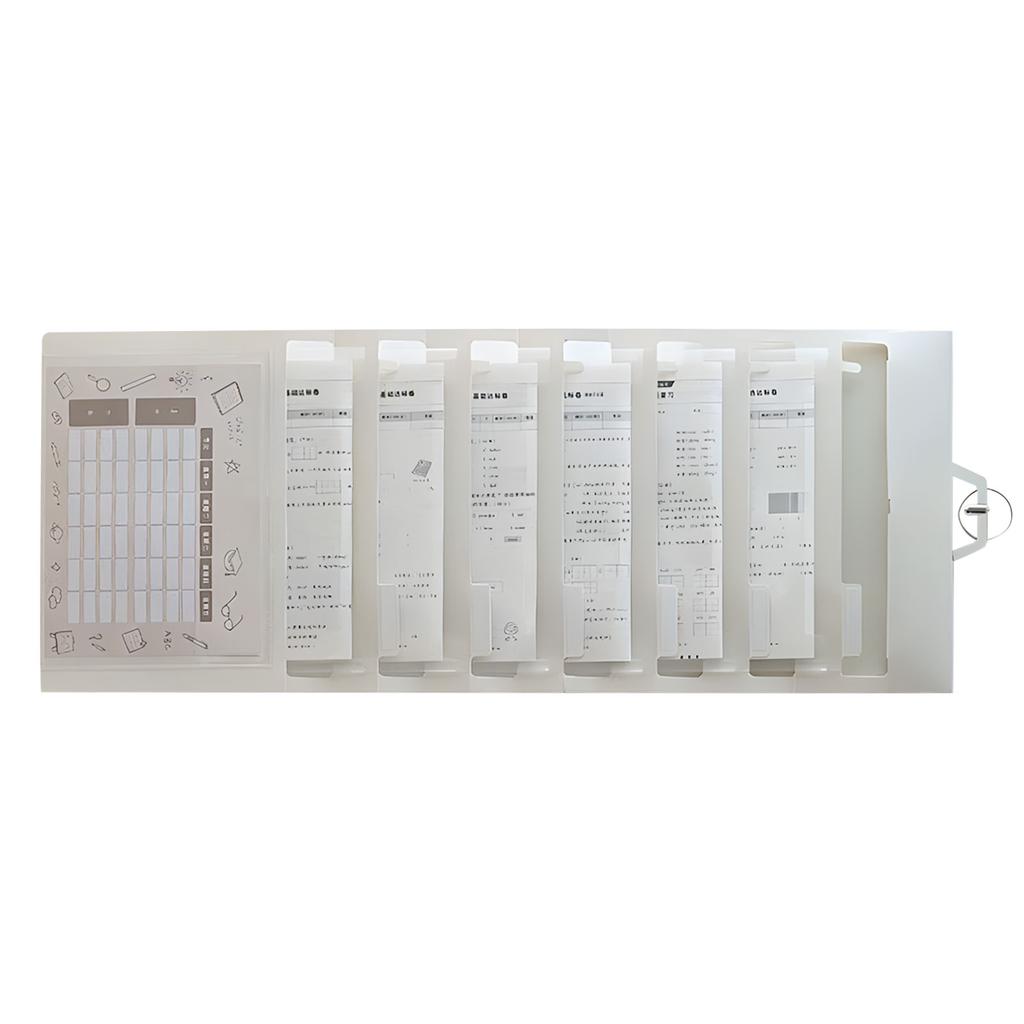 Multi Section Wall Mount File Case For Classroom Arrangement Homework Tasks Bills