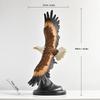 Adler Statue Skulptur Kreative Kunst Figur Adler Ornament für Tischmittelstücke Kamin Einweihung Büro Dekorativ