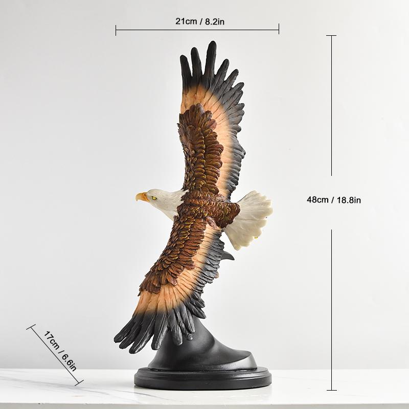 Adler Statue Skulptur Kreative Kunst Figur Adler Ornament für Tischmittelstücke Kamin Einweihung Büro Dekorativ