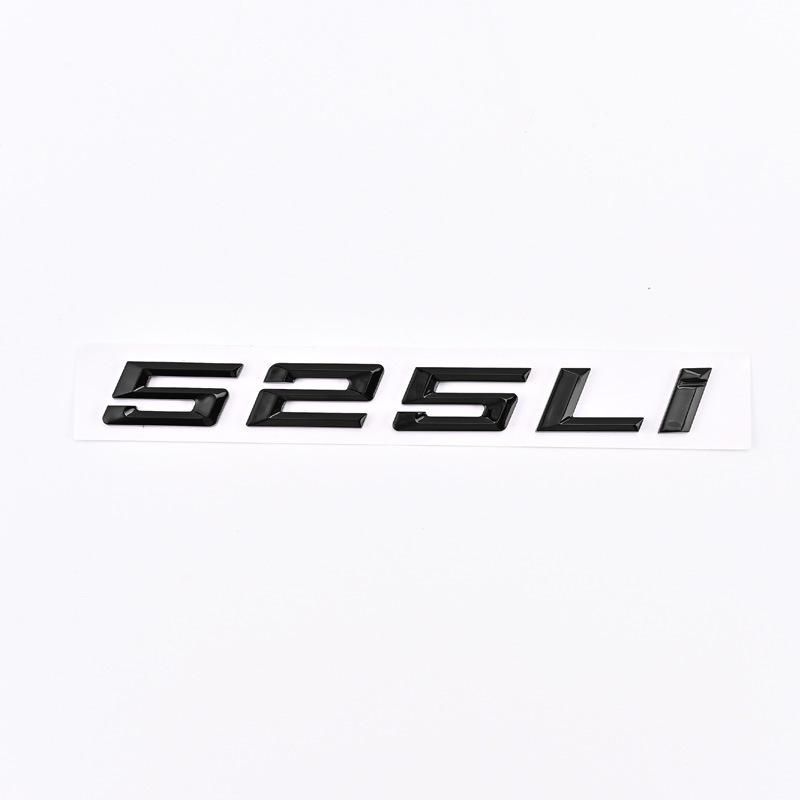 Rear Tail Logo Displacement Number for 2020-2023 BMW 5 Series 520Li, 525Li, 528Li, and 530