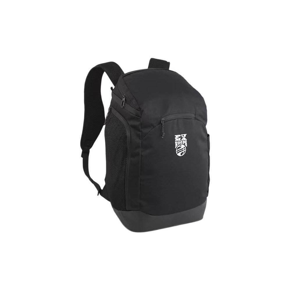 Puma Sports Casual Brand Logo Print Zipper Closure Polyester Backpack Unisex backpack Black 079212-04 Black